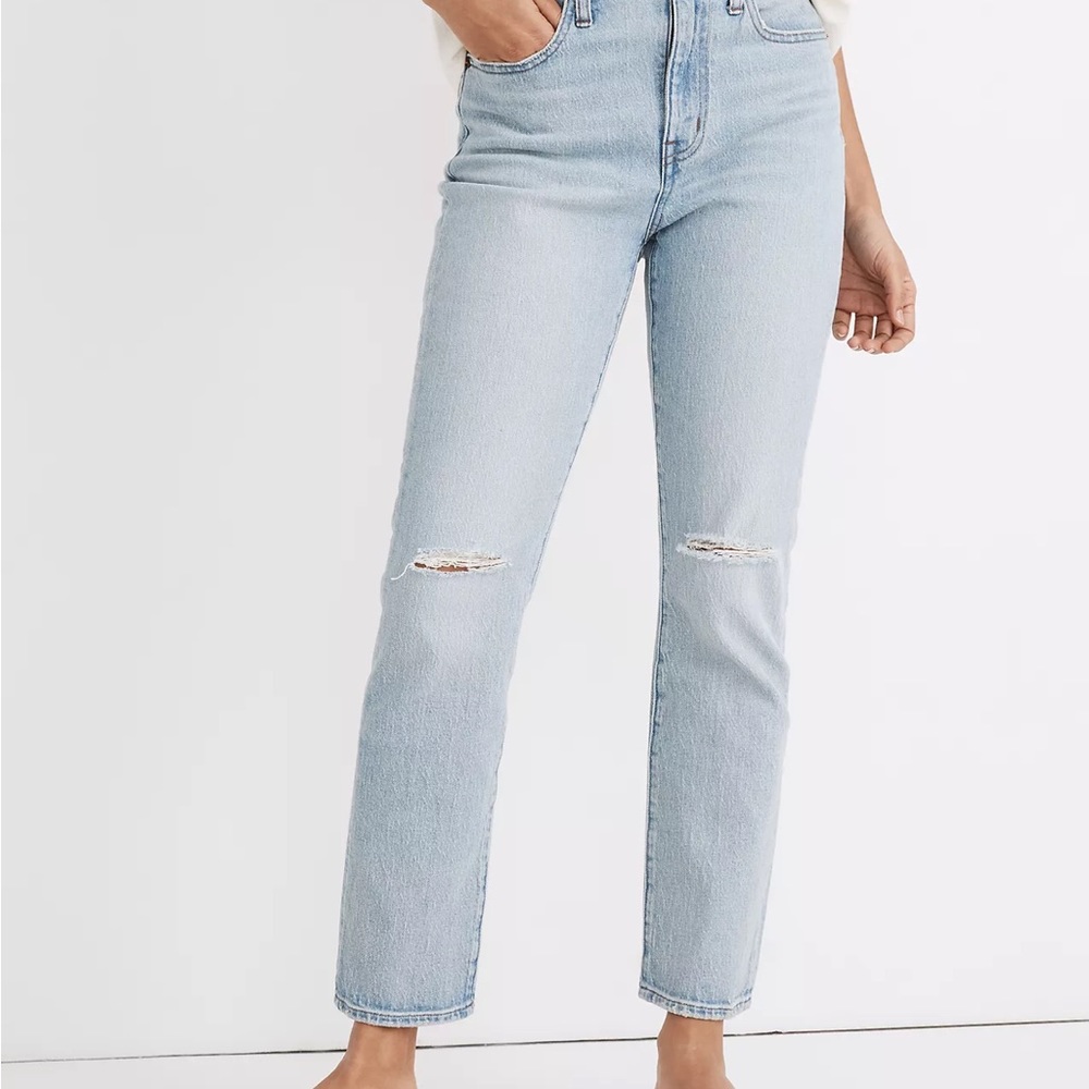 Madewell High Rise Slim Crop Jeans, like new!